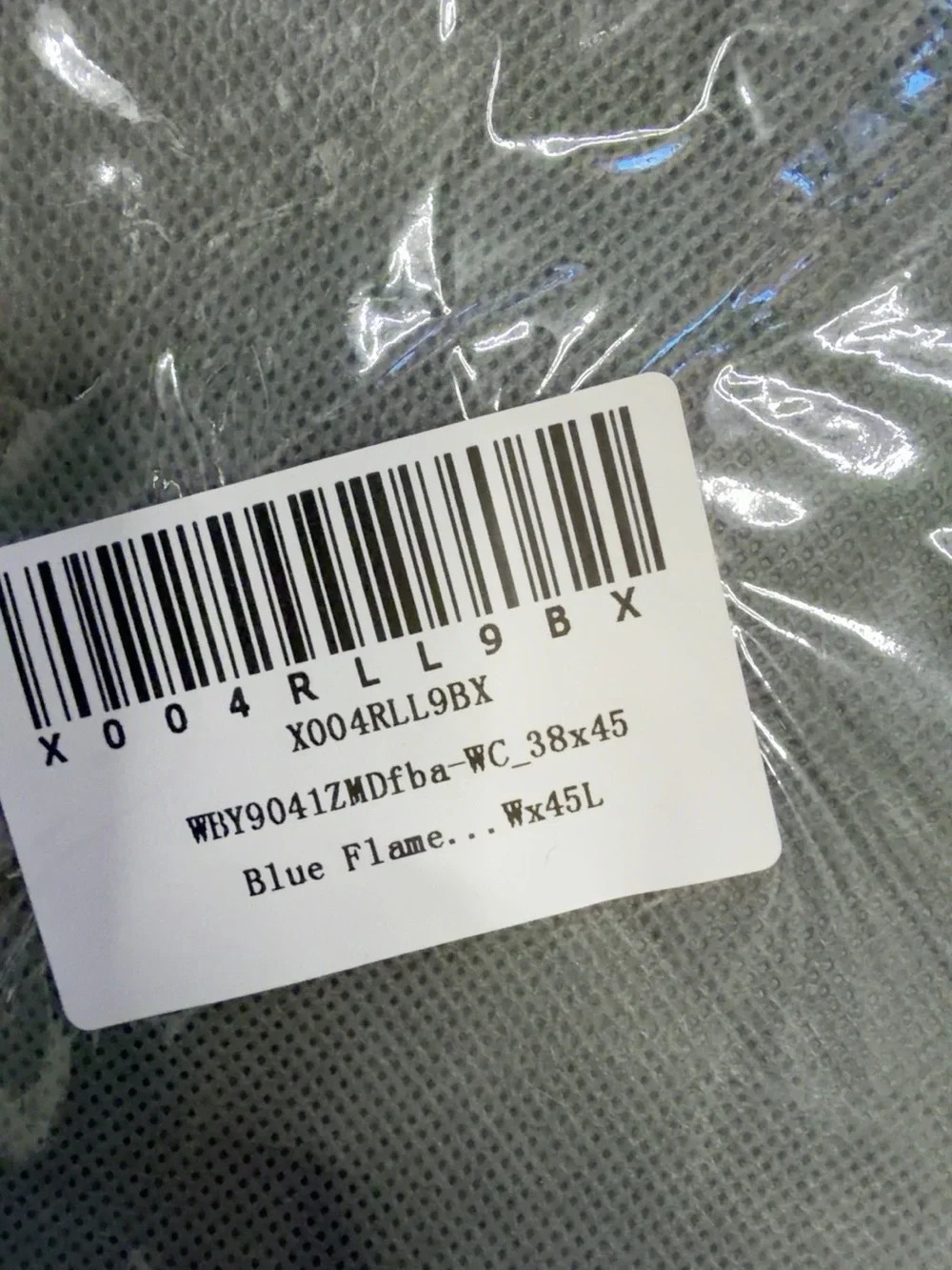 Blue Flame Blackout Grommet Curtain Panels 38x45 Set of 2